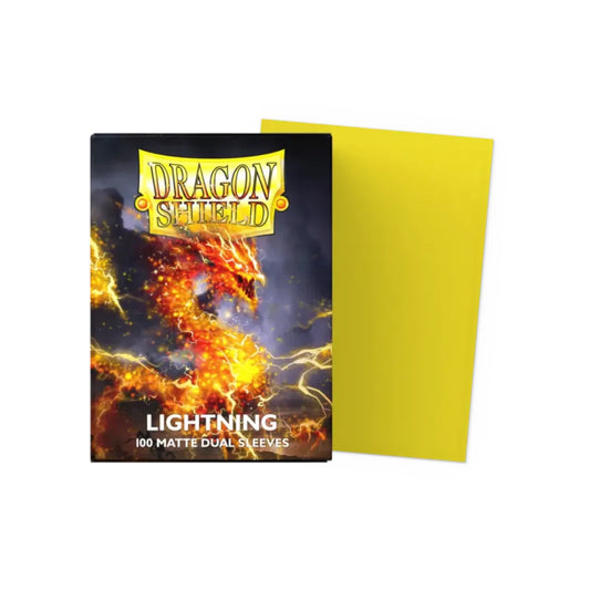 Dragon Shield Lightning- 100 Matte Dual Sleeves