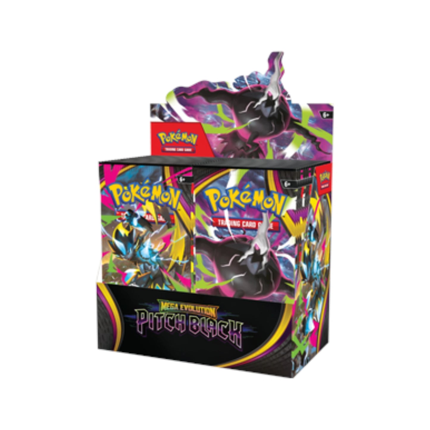 Pokémon Mega-Evolution Pitch Black Booster Display (english)