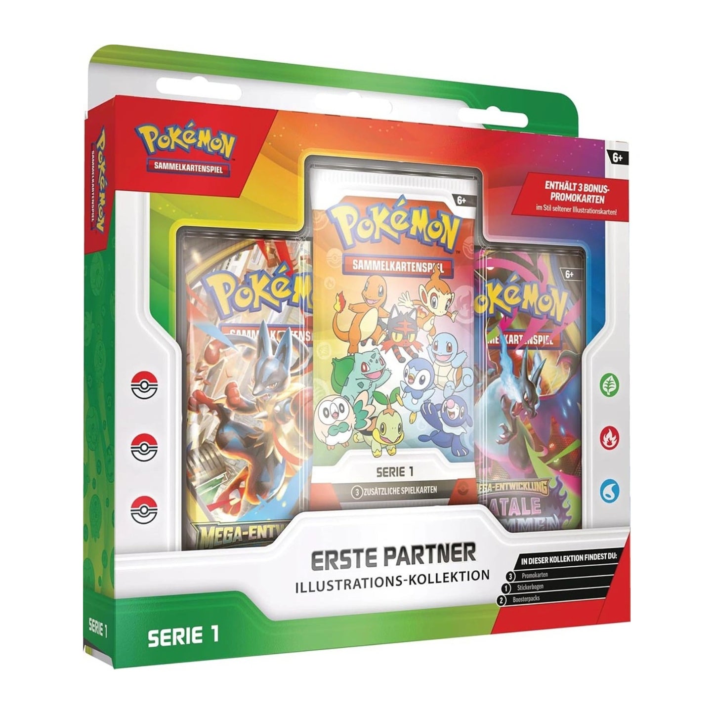Pokémon Erste Partner Illustrations-Kollektion - Serie 1 (deutsch)