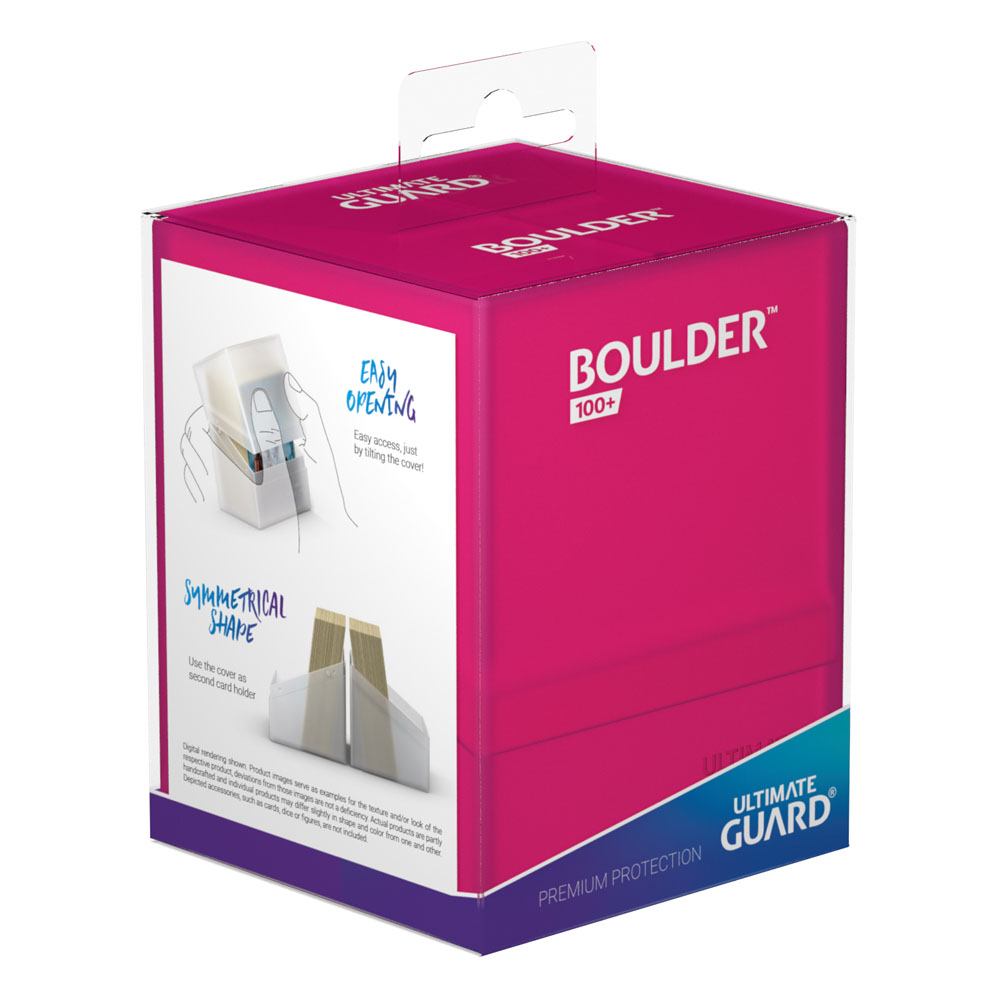 Ultimate Guard Boulder Deck Case 100+ rhodonite