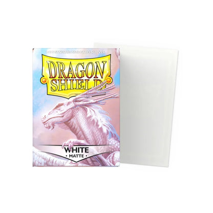 Dragon Shield White - 100 Matte Sleeves